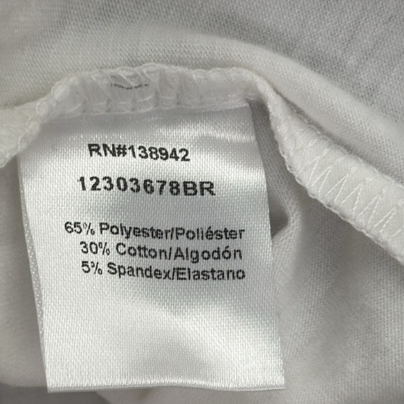 Denim Star Patch Tee with Rhinestones and frayed edges on graphic NWOT Medium - Picture 8 of 11